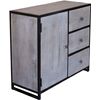 Mueble De Madera Maciza Y Metal