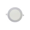 Downlight Led Redondo Ultraplano Plata 12w Plata Fría 6000k Plata Fría 6000k