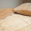 Conforter Sherpa Estampado Barley Beige 180x260 - Cama De 90 Cm. Caliente Y Transpirable