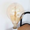 Bombilla Led Vintage Globe Curve Xl 4w E27 Ámbar Ø13,5x28 Cm