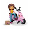 Mymy Becca + Delivery Bike - Pack De Figura Con Moto Y Accesorios