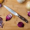 3 Claveles Norden - Cuchillo Cocina Profesional 13 Cm Acero Forjado Y Mango De Roble