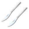 3 Claveles Bilbao - Set De  2 Cuchillos De Mesa Chuletero En Acero Inoxidable 23.5 Cm