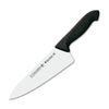 3 Claveles Proflex - Cuchillo Profesional Cocinero Ancho 20 Cm Microban. Negro