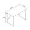 Mesa Escritorio Base Metal 75x120x60 Safir - Venprodin