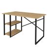 Mesa Escritorio Base Metal 2 Estantes 75x120x60 Safir