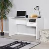 Mesa Escritorio Para Ordenador 1 Cajón 75x120x60 Blanco - Venprodin