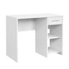 Mesa Escritorio 1 Cajón Con Estantes 74x90x51 Blanco - Venprodin