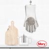 Mery, Guantes De Lmpieza, De Silicona, No Rayan, Elimina La Suciedad, Material Flexible, Gris Claro, Talla Única