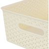 Cesto Organizador Rectangular - Beige