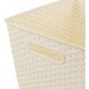 Cesto Organizador Rectangular - Beige