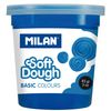 Milan® Caja 10 Frascos 85gr Pasta De Modelar Blanda Soft Dough. Colores: Blanco, Amarillo, Naranja, Rojo, Rosa, Lila, Azul, Verde Claro, Verde Y Negro