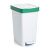 Cubo Con Pedal Smart 25l Reciclaje Verde-26x36x47cm