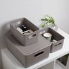 Tatay Baobab - Caja Organizadora Rectangular 15l Plástico Pp05. Taupe