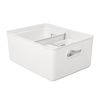 Tatay Baobab - Set De 4 Cajas Organizadoras Grandes Plástico Pp05. Blanco Pergamon