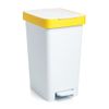 Cubo Con Pedal Smart 25l Reciclaje Amarillo-26x36x47cm