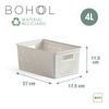 Tatay Bohol - Caja Organizadora Rectangular 4l Plástico Reciclado. Sky White