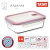 Tatay Cook & Eat -set De 2 Recipientes De 0.64l Y 1.5l En Vidrio Borosilicato. Aptos Horno