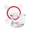 Ibili - Recipiente Redondo De 0.13l En Vidrio Borosilicato. Apto Horno