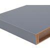 Estante Gris De Pared Madera 23,5 Cm