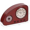 Reloj De Mesa Radio Vintage - Rojo