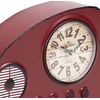Reloj De Mesa Radio Vintage - Rojo