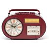 Reloj De Mesa Radio Vintage - Rojo