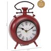 Reloj De Mesa Estilo Vintage - Rojo