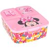 Sandwichera Múltiple Minnie Mouse Disney "so Edgy Bows" 19.5 X 16.5 X 6.7 Cm