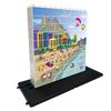 Puzzle Up Vertical De Bloques Playa 32 Piezas