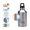 Laken Futura - Botella Térmica De Boca Estrecha 0.35l En Acero Inoxidable. Plata