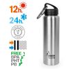 Laken Classic - Botella Térmica De Boca Ancha 0.75l En Acero Inoxidable. Turquesa