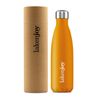 Laken Joy - Botella Térmica De 0.5l En Acero Inoxidable Con Estuche De Cartón. Naranja