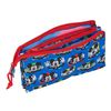 Safta Portatodo Triple De Mickey Mouse Me Time, 220x30x120mm, Azul/rojo, Talla Única