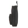 Safta 412157747 Plumier Mochila 4 Estuches Llenos, 33 Piezas, Escolar Real Madrid Cf, Negro, 12 Cm X 5 Cm X 23 Cm