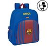 Safta Mochila Escolar Junior De F.c. Barcelona 1ª Equipación 21/22, 320x120x380 Mm, Azul Marino/granate