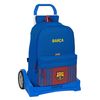 Safta Mochila Escolar Con Carro Evolution Incluido De F.c. Barcelona 1ª Equipación 21/22, 310x150x470 Mm, Azul Marino/granate