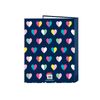 Carpeta Folio 4 Ani.mixtas Benetton "corazones" 26,5x33x4cm (safta - 512250067)