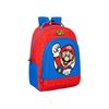 Safta Bros Mochila Adapt.carro Super Mario 32x42x15cm, Multicolor (612108305)