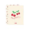 Safta- Carpeta F. 4 Anillas 35mm Lomo Ancho Cherry 27x33x6cm, Multicolor (542228657)