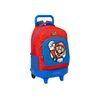 Safta Bros Mochila Gde. C/ruedas Compact Ext.simple Super Mario 33x45x22cm, Multicolor (612108918)