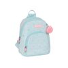 Moos - Mini Mochila Para Uso Diario, Ideal Para Niños De Diferentes Edades, Cómoda Y Versátil, Calidad Y Resistencia, 25x13x30 Cm, Color Azul Turquesa