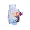 Safta Frozen - Mochila Guardería Con Carro, Ideal Para Niños De Diferentes Edades, Cómoda Y Versátil, Calidad Y Resistencia, 22x10x27 Cm, Color Lila