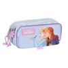 Safta Frozen - Portatodo Triple Big, Estuche Infantil, Estuche Niño, Ideal Para Niños En Edad Escolar, Cómodo Y Versátil, Calidad Y Resistencia, 21.5x8x10 Cm, Color Lila