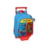 Safta Superzings - Mochila Infantil Con Carro 705, Ideal Para Niños De Diferentes Edades, Cómoda Y Versátil, Calidad Y Resistencia, 27x10x33 Cm, Color Azul