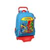 Safta Superzings - Mochila Infantil, Modelo 522 Con Carro 905, Ideal Para Niños De Diferentes Edades, Cómoda Y Versátil, Calidad Y Resistencia, 32x42x14 Cm, Color Azul