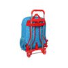 Safta Superzings - Mochila Infantil, Modelo 522 Con Carro 905, Ideal Para Niños De Diferentes Edades, Cómoda Y Versátil, Calidad Y Resistencia, 32x42x14 Cm, Color Azul