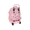 Safta Nanana Fabulous - Mochila Grande Con Ruedas, Compacta, Extraíble, Ideal Para Niños De Diferentes Edades, Cómoda Y Versátil, Calidad Y Resistencia, 33x22x45 Cm, Color Rosa