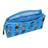 Safta Pj Masks - Portatodo Triple, Estuche Infantil, Estuche Niño, Ideal Para Niños En Edad Escolar, Cómodo Y Versátil, Calidad Y Resistencia, 22x3x12 Cm, Color Azul