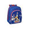 Mochila Infantil Adapt.carro Sonic "let's Roll" 26x34x11cm (safta - 612396185)